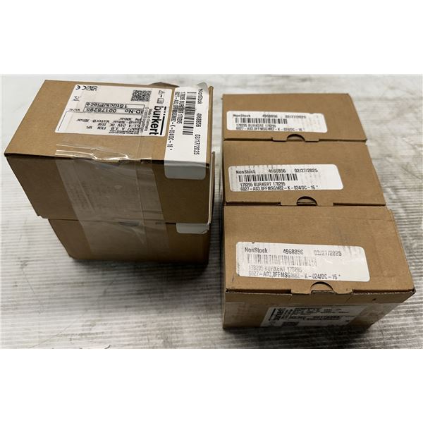 (5) Burkert #30bar Solenoid Valves