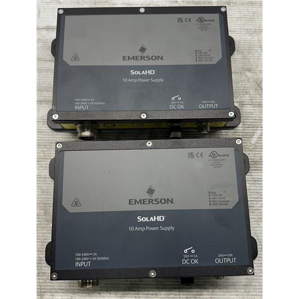 (2) Emerson #SCP 240S24X-CP1 Power Supplies
