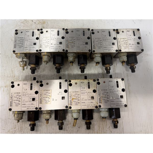 Lot of (9) Toyooki Kogyo #HW1-3T1-02-DC-L