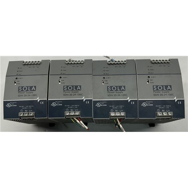 (4) SDN 20-24-100C Power Supplies