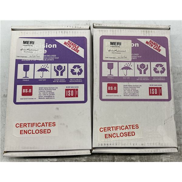 (2) BS&B Safety #23006574-1 Rupture Disc Burst Pressure 150.00PSI(G) @ 70 Degrees