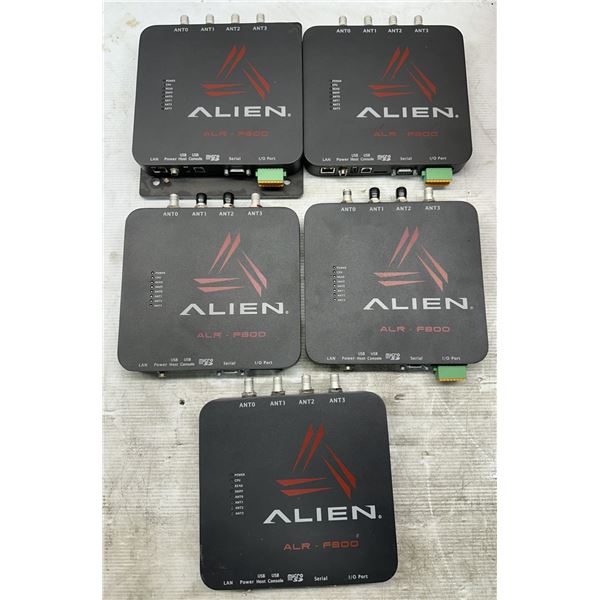 (5) Alien #ALR-F800 Self-Optimizing Enterprise RFID Readers