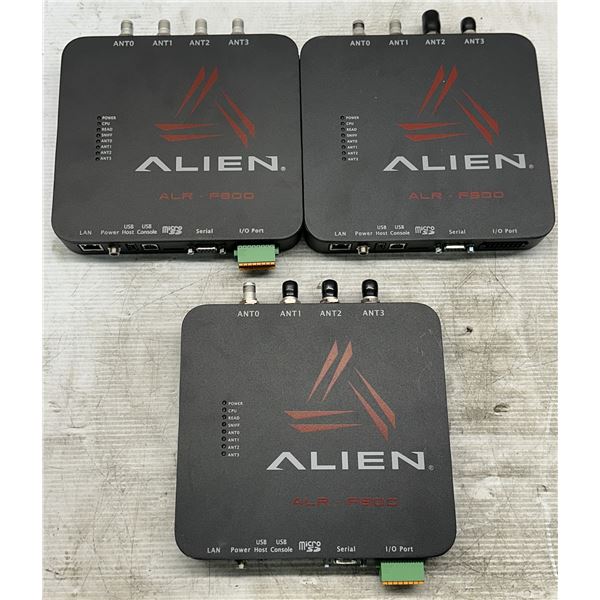 (3) Alien #ALR-F800 Self-Optimizing Enterprise RFID Readers