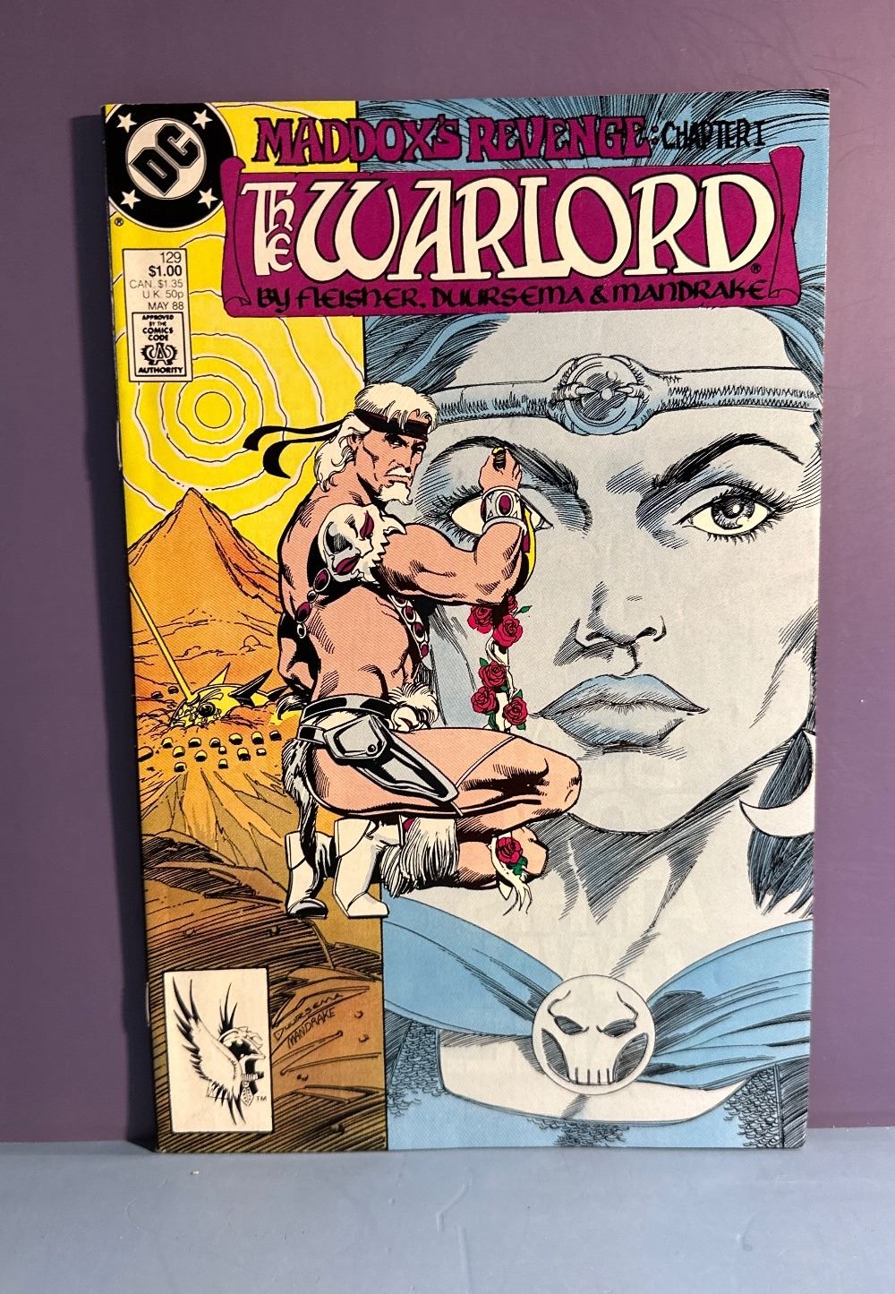The Warlord #129 (DC 1988) Maddox's Revenge! Chapter 1 Comic Book