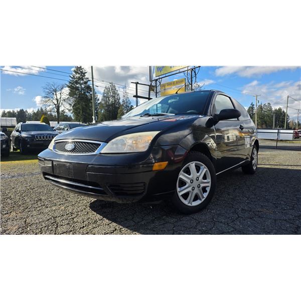 DUNCAN - 2007 FORD FOCUS BLACK  174292 KMS - J296528