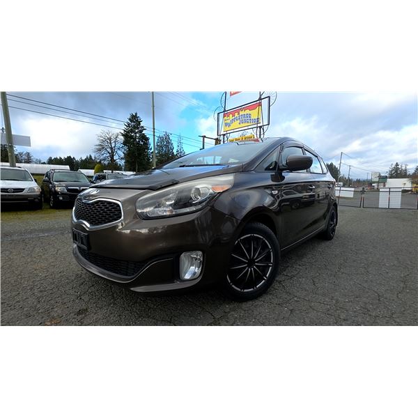DUNCAN - 2014 KIA RONDO  BROWN 122681 KMS - D042348