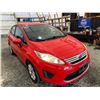 Image 9 : PARKSVILLE - 2012 FORD FIESTA RED 198469 KMS "NO RESERVE" - P206187