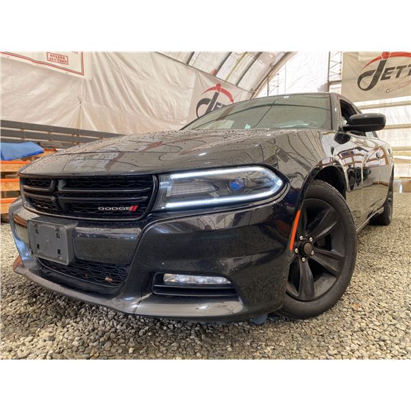 PARKSVILLE - 2015 DODGE CHARGER BLACK 213129 KMS - D800075