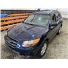 Image 4 : PARKSVILLE - 2009 HYUNDAI SANTA FE BLUE 321833 KMS - D292261
