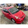 Image 10 : PARKSVILLE - 2008 HONDA FIT RED 187586 KMS - B800933