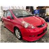 Image 8 : PARKSVILLE - 2008 HONDA FIT RED 187586 KMS - B800933