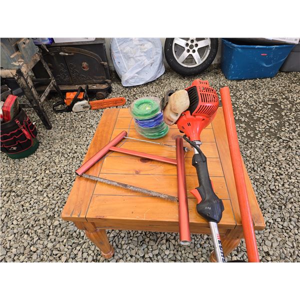 621 -- ECGO GAS WEEDWACKER, LONG-REACH MANUAL HEDGE TRIMMER