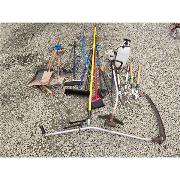 634 -- ECHO WEEDWACKER, SHEARS, SHOVELS AND MORE