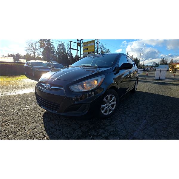 DUNCAN - 2014 HYUNDAI ACCENT BLACK  179476 KMS - J172730