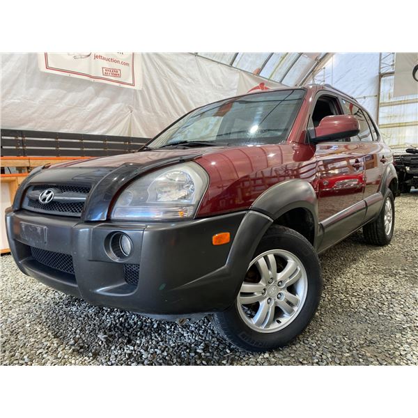 PARKSVILLE - 2007 HYUNDAI TUCSON RED 249595 KMS - B594539