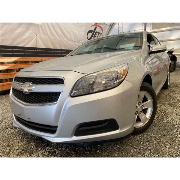 PARKSVILLE - 2013 CHEVROLET MALIBU SILVER 164566 KMS - D126922