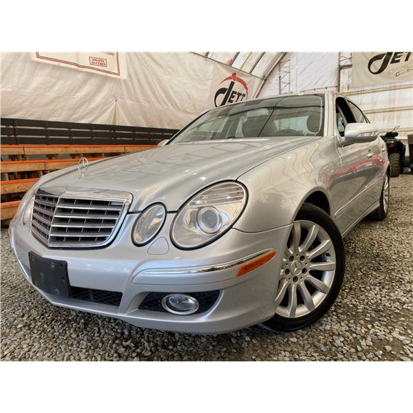 PARKSVILLE - 2007 MERCEDES  E CLASS  SILVER 232527 KMS - D216926