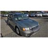 Image 6 : DUNCAN - 2003 SUBARU  OUTBACK  GREEN 213550 KMS - J606310