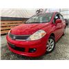 Image 1 : PARKSVILLE - 2009 NISSAN VERSA RED 138277 KMS - D388123