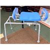 Image 1 : PLATINUM HEALTH CAROUSEL SLIDING SHOWER CHAIR AND TRANSFER BENCH