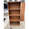 Image 5 : FOUR-TIER BARRISTER-STYLE BOOKCASE - MATCHES BOOKCASE IN LOT 7