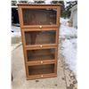 Image 1 : FOUR-TIER BARRISTER-STYLE BOOKCASE - MATCHES BOOKCASE IN LOT 6