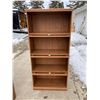 Image 5 : FOUR-TIER BARRISTER-STYLE BOOKCASE - MATCHES BOOKCASE IN LOT 6