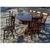 Image 11 : COUNTRY FRENCH ROUND DINING TABLE AND 8 CHAIRS!