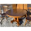 Image 4 : COUNTRY FRENCH ROUND DINING TABLE AND 8 CHAIRS!