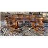 Image 7 : COUNTRY FRENCH ROUND DINING TABLE AND 8 CHAIRS!