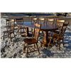 Image 9 : COUNTRY FRENCH ROUND DINING TABLE AND 8 CHAIRS!