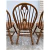 Image 17 : COCHRANE SOLID OAK DINING CHAIRS, LOT OF 6