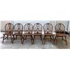 Image 1 : COCHRANE SOLID OAK DINING CHAIRS, LOT OF 6