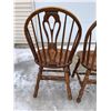 Image 20 : COCHRANE SOLID OAK DINING CHAIRS, LOT OF 6