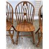 Image 3 : COCHRANE SOLID OAK DINING CHAIRS, LOT OF 6