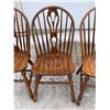 Image 6 : COCHRANE SOLID OAK DINING CHAIRS, LOT OF 6