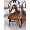 Image 7 : COCHRANE SOLID OAK DINING CHAIRS, LOT OF 6