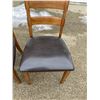 Image 13 : LADDERBACK DINING CHAIRS WITH UPHOLSTERED SEATS, LOT OF 6