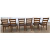 Image 14 : LADDERBACK DINING CHAIRS WITH UPHOLSTERED SEATS, LOT OF 6