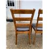 Image 15 : LADDERBACK DINING CHAIRS WITH UPHOLSTERED SEATS, LOT OF 6