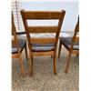 Image 16 : LADDERBACK DINING CHAIRS WITH UPHOLSTERED SEATS, LOT OF 6