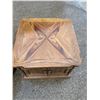 Image 4 : VINTAGE HEXAGONAL COFFEE TABLE AND TWO STORAGE END TABLES - MID-CENTURY MODERN