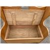Image 3 : SOLID WOOD STORAGE BENCH