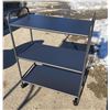 Image 2 : OFFICE CHAIR AND ROLLING THREE-TIER SHELF