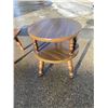 Image 2 : COFFEE TABLE AND A TWO-TIER ACCENT/DRUM END TABLE