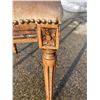 Image 5 : LOUIS XVI STYLE CHAIR, AN SOFA SERVER TABLE, AND A WOODEN STEP STOOL WITH A HANDLE