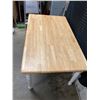 Image 2 : BUTCHER BLOCK TABLE