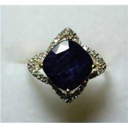 Sapphire & Diamond Ring - 2.20ct Sapp. / .12ctw Dia.