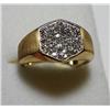 Image 1 : Gent's 1.00 Carat Total Weight Diamond Ring