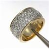 Image 1 : 2 ctw Diamond Yellow Gold Band Ring